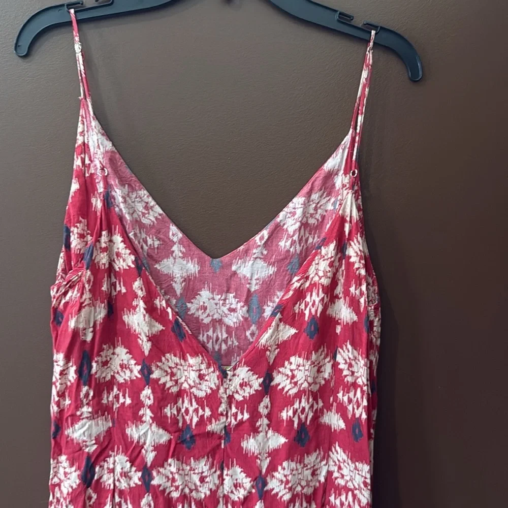 ViX Paula Hermanny Midi Spaghetti Strap Rayon Dress